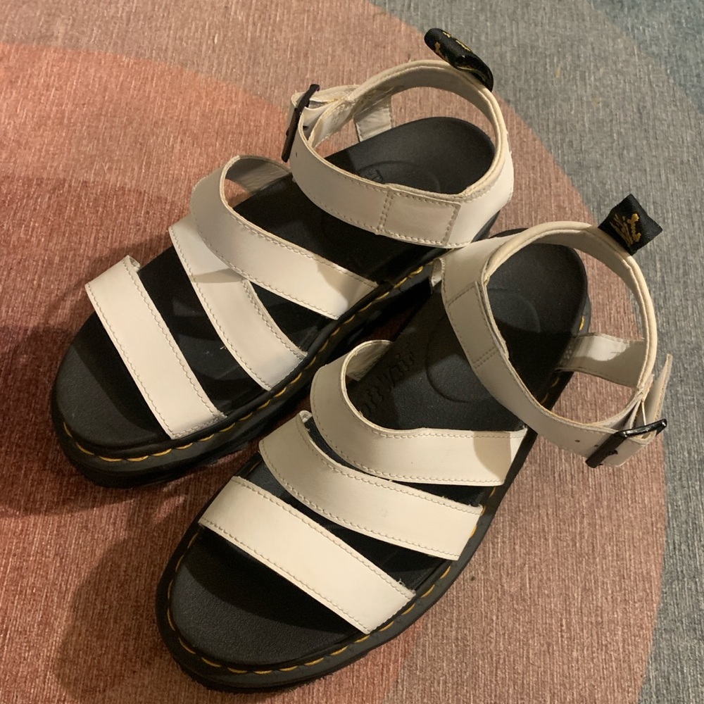 Doc Martens Blair Sandal White Leather